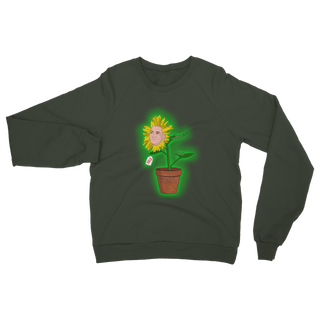 Buy olive-green Obvious Plant Classic Adult Sweatshirt
