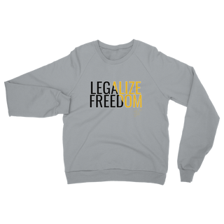Buy light-grey Legalize Freedom Classic Adult Sweatshirt