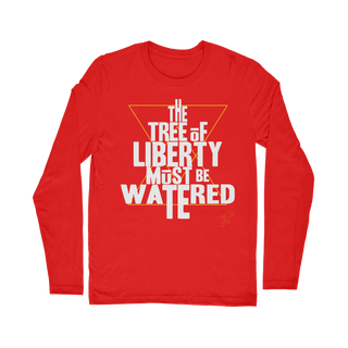 Buy red The Tree Must Be Watered Classic Long Sleeve T-Shirt