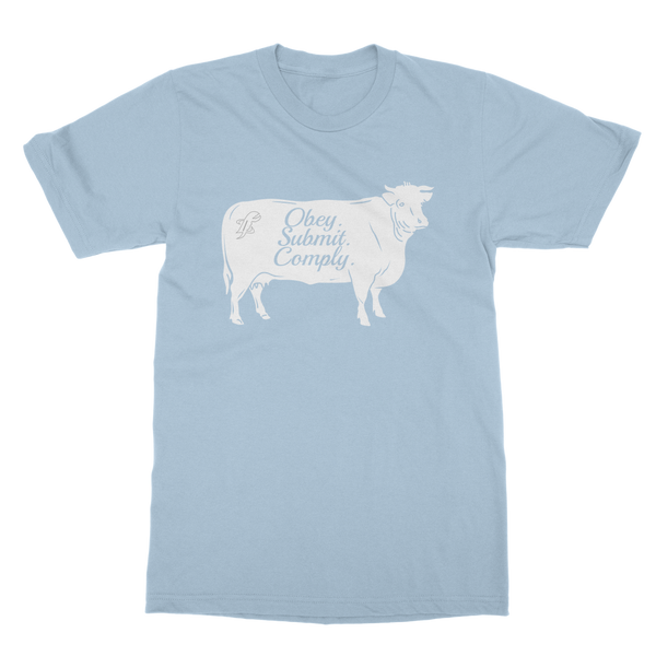 Obey. Submit. Comply. Cattle Classic Adult T-Shirt