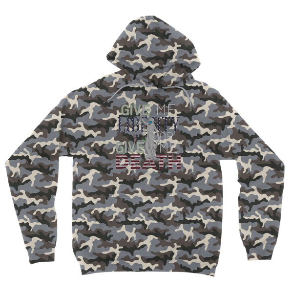 Give me Liberty Camouflage Adult Hoodie