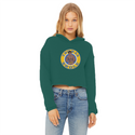 Thomas Swole Ladies Cropped Raw Edge Hoodie