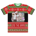 Ugly X-Mas End The Wars Sweater copy Premium Cut and Sew Sublimation Unisex T-Shirt