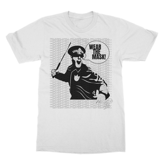 Buy white Wear the Mask Classic Adult T-Shirt