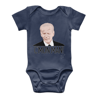 Buy navy C’mon Man Biden Classic Baby Onesie Bodysuit
