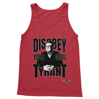 Buy red Disobey Gates Classic Adult Vest Top