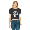 It Didn’t Have To Be This Way RP Classic Women's Cropped Raw Edge T-Shirt