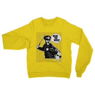 Buy yellow Wear the Mask Classic Adult Sweatshirt
