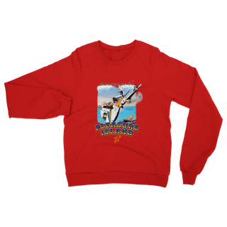 Buy red Pleasure Island Classic Adult Sweatshirt