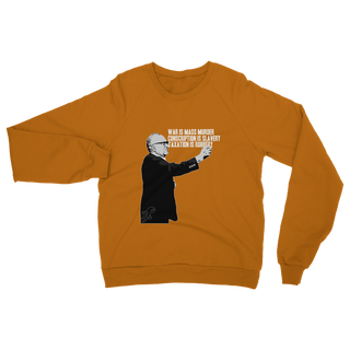 Buy orange Taxation is Robbery Rothbard B&W Classic Adult Sweatshirt