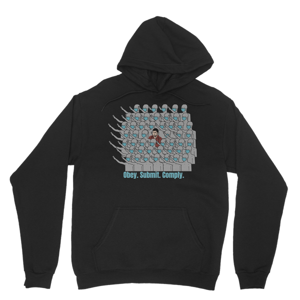 Stand Out obey. submit. comply Classic Adult Hoodie