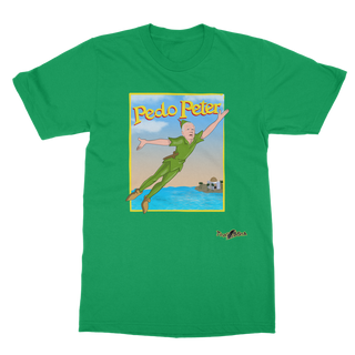 Buy kelly-green Pedo Peter Classic Adult T-Shirt