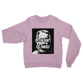 Buy light-pink Epstein Didn’t Kill Himself Classic Adult Sweatshirt
