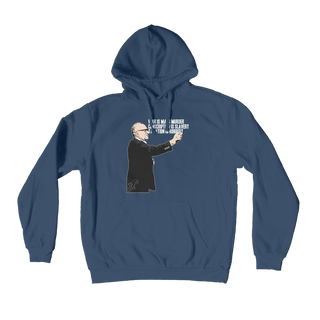 Buy navy Taxation is Robbery Rothbard Premium Adult Hoodie