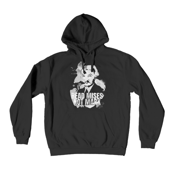 Read Mises Not Marx Premium Adult Hoodie