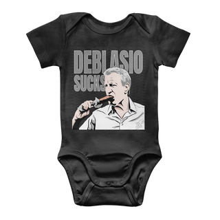 DiBlasio Sucks Classic Baby Onesie Bodysuit