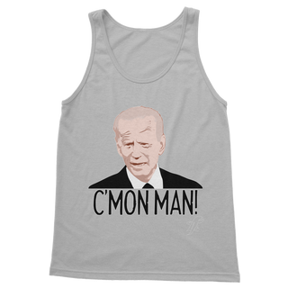 Buy light-grey C’mon Man Biden Classic Adult Vest Top