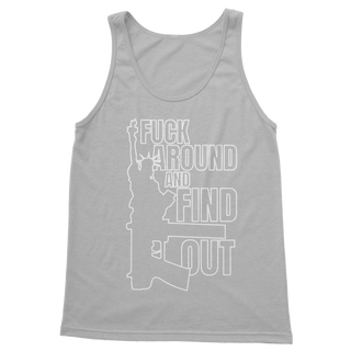 Buy light-grey Fuck Around and Find Out Classic Adult Vest Top