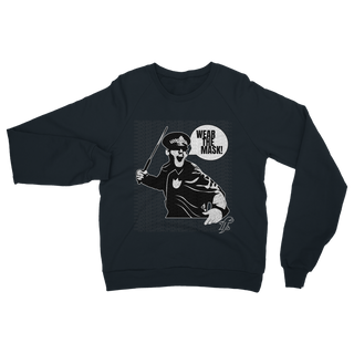 Buy navy Wear the Mask Classic Adult Sweatshirt