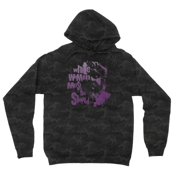 Q Must Be Stopped! Camouflage Adult Hoodie