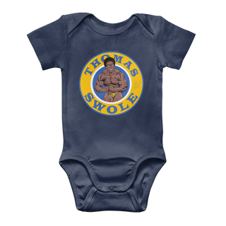 Buy navy Thomas Swole Classic Baby Onesie Bodysuit