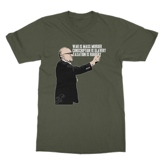 Buy army-green Taxation is Robbery Rothbard Classic Adult T-Shirt