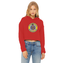 Thomas Swole Ladies Cropped Raw Edge Hoodie