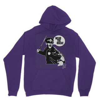 Buy purple Wear the Mask Classic Adult Hoodie