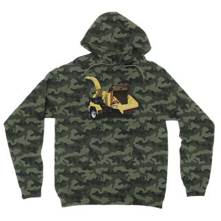 Buy green-camo Chippah’ Camouflage Adult Hoodie
