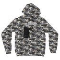 Taxation is Robbery Rothbard B&W Camouflage Adult Hoodie