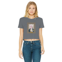 Consistent Classic Women's Cropped Raw Edge T-Shirt