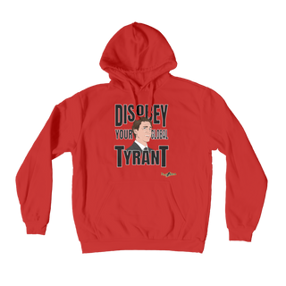 Buy red Disobey Your Global Tyrant Trudeau Premium Adult Hoodie