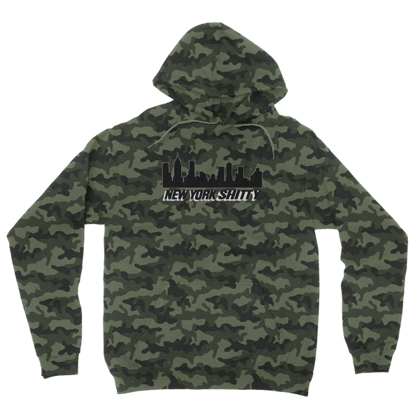 New York Shitty Post Camouflage Adult Hoodie