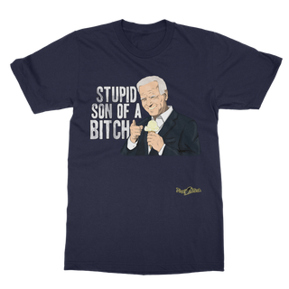 Buy navy Stupid SOB Classic Adult T-Shirt