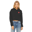 Mark of the Beast Ladies Cropped Raw Edge Hoodie