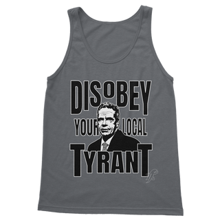 Buy dark-grey Disobey Cuomo Classic Adult Vest Top