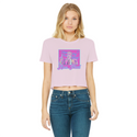High on Liberty RP Classic Women's Cropped Raw Edge T-Shirt