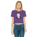 C’mon Man Biden Classic Women's Cropped Raw Edge T-Shirt