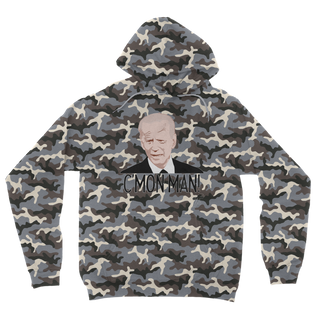 Buy grey-camo C’mon Man Biden Camouflage Adult Hoodie