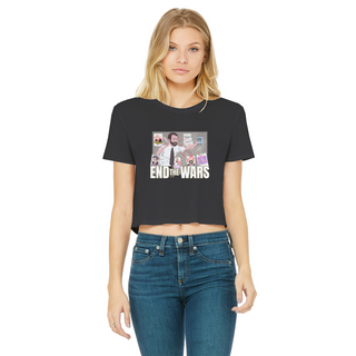 Pepe Scott Horton 2.0 Classic Women's Cropped Raw Edge T-Shirt