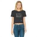 Honk or Die Classic Women's Cropped Raw Edge T-Shirt