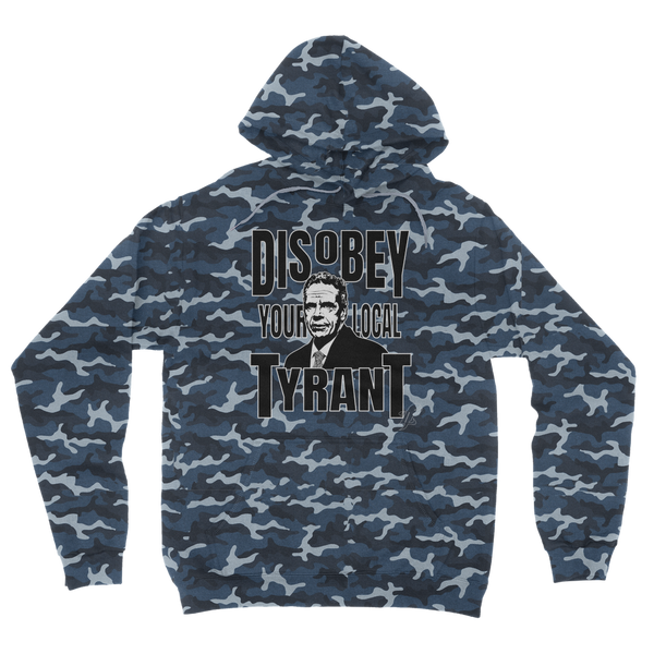 Disobey Cuomo Camouflage Adult Hoodie