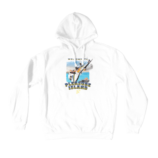 Buy white Pleasure Island Premium Adult Hoodie