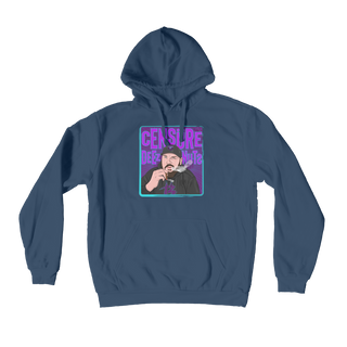 Buy navy Censure Deez Nuts Premium Adult Hoodie