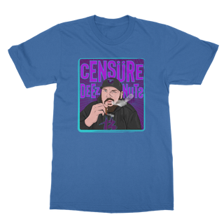Buy royal-blue Censure Deez Nuts Classic Adult T-Shirt