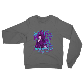 Buy dark-grey It didn’t have to BTC Classic Adult Sweatshirt