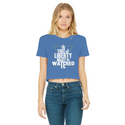 The Tree Must Be Watered Classic Women's Cropped Raw Edge T-Shirt