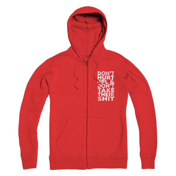 Don’t Hurt People, Don’t Take Their Shit Premium Adult Zip Hoodie