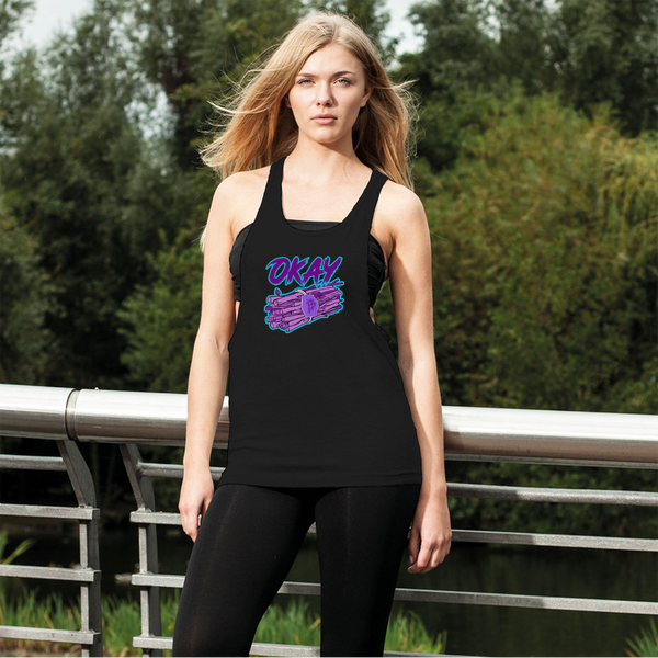 Okay Bundle-o-sticks Women's Loose Racerback Tank Top