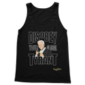 Disobey Your Global Tyrant Biden Classic Adult Vest Top